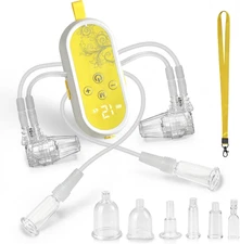 Electric Facial Cupping Set for Face – Portable 3-in-1 Facial Cupping & Gua Sha