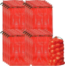 20 Pack Extra Large Mesh Storage Produce Bags Reusable Vegetable Stora