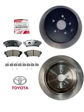 For 2011-19 Toyota Sienna Highlander Lexus RX350 RX450H Rear  Rotors&Brake Pads