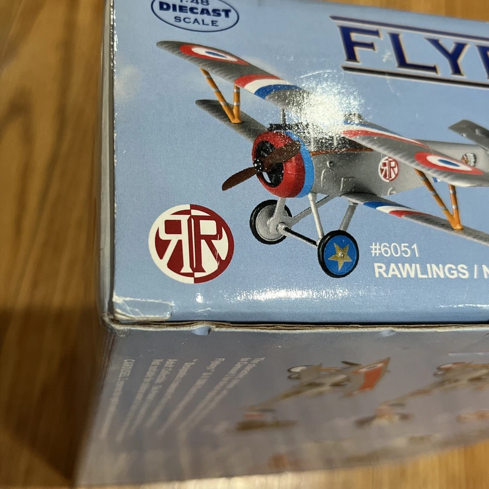 Carrusel 1 Flyboys Película 6051 Rawling Nieuport 17 Modelo de Avión Diecast Nuevo en Caja 06 Foto 4 de 4