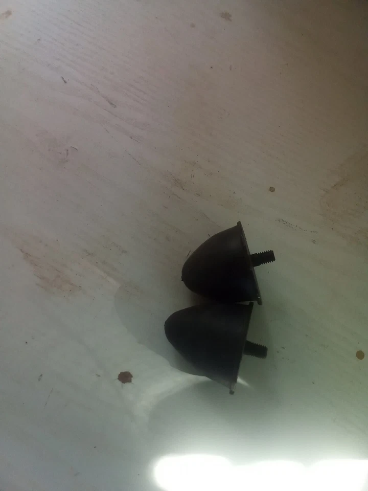 Peugeot 203 204 304 403 404 bloque goma eje delantero original par Foto 2 de 3