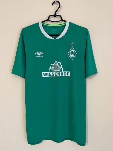 smal advies deze WERDER BREMEN 2019 2020 Home Football Shirt Soccer Jersey UMBRO Sz XL Men  Green | eBay