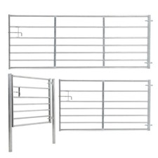 Bar Equestrian Galvanised Farm Gates Field Farm Entrance Gate 3ft-12ft Dog Lamb