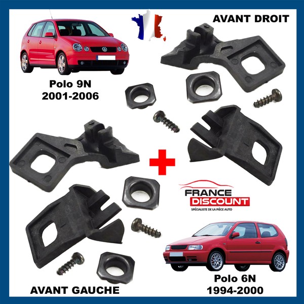 Satz Von Reparatur Leuchten Vorne Links+Recht Nuckel FüR Polo 6N 9N 6Q0998225-image