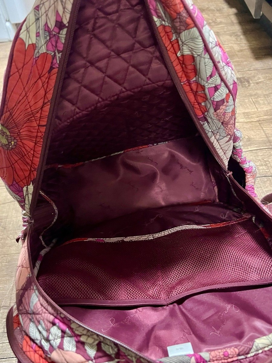 Vera Bradley keep Charged campus tech backpack floral | eBay display picture 1