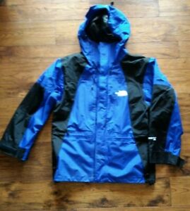 North Face Mens Blue Summit Series Goretex Xcr Black Label Shell Jacket S Euc Ebay