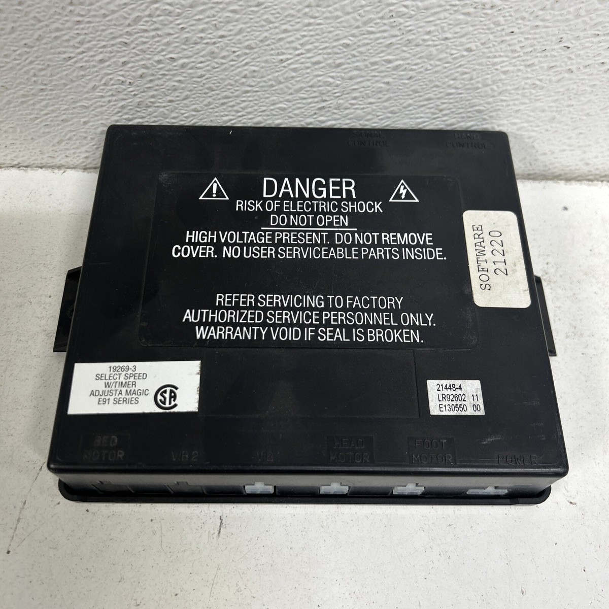 Adjusta Magic Adjustable Bed Control Power Control Box Wired