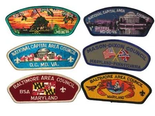 Lot of Maryland Councils 1/2 Dozen BSA CSPs Mint CSP (BHP1843)