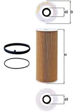 MAHLE Oil Filter For AUDI PORSCHE VW A4 Avant A5 Sportback A6 Allroad 6E198563