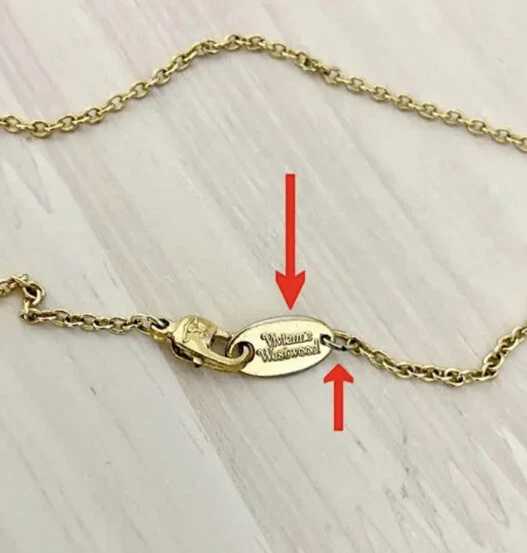 Vivienne Westwood DIAMANTE Heart Orb Necklace White/Gold From Japan