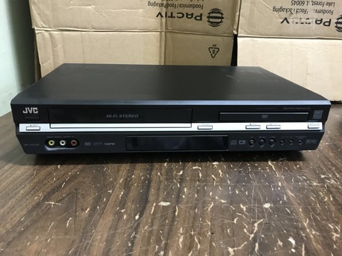jvc dvd vcr combo player vcr player recorder hr-xvc28 tested