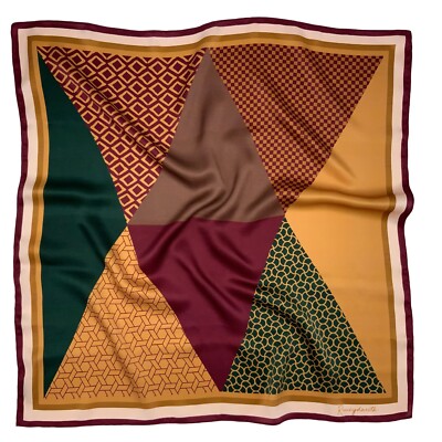 SEVILLA  DESIGN-100% Mulberry Silk Scarf-Roneydarith s Original Art Design