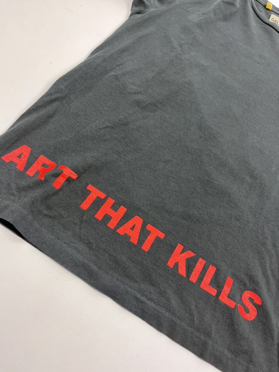 Gallery Dept. Art That Kills Washed Black LS T-Shirt Size: S Gallery Dept. Art That Kills Washed Black LS T-Shirt Size: S