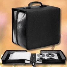520 Disc CD/DVD Wallet Binder Book Sleeves Disc Storage Bag Carrying Case Box US
