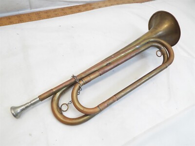 Vintage Rexcraft Official Bugle of the Boy Scouts Brass Instrument