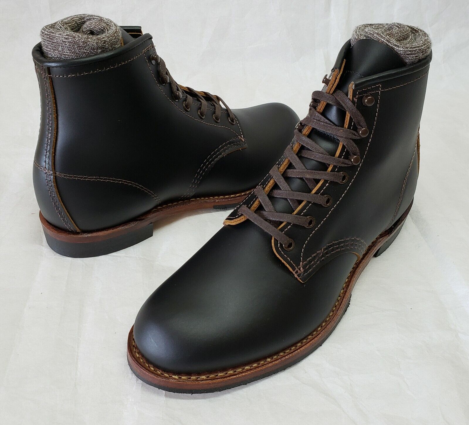 Red Wing Klondike 9060 Flatbox soft toe Beckman Heritage Boots 