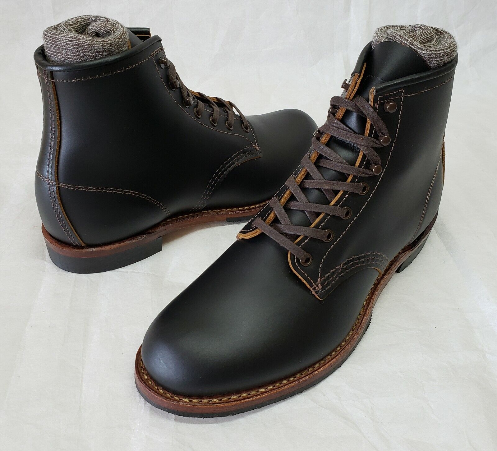 Red Wing Klondike 9060 Flatbox soft toe Beckman Heritage Boots 8.5D ...