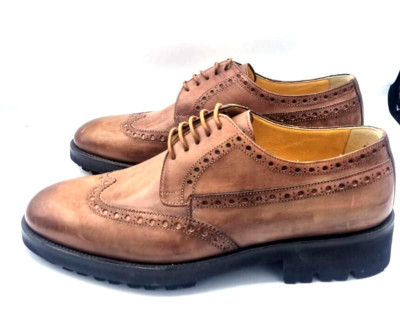 Alexander men's brown calf lace-up shoes