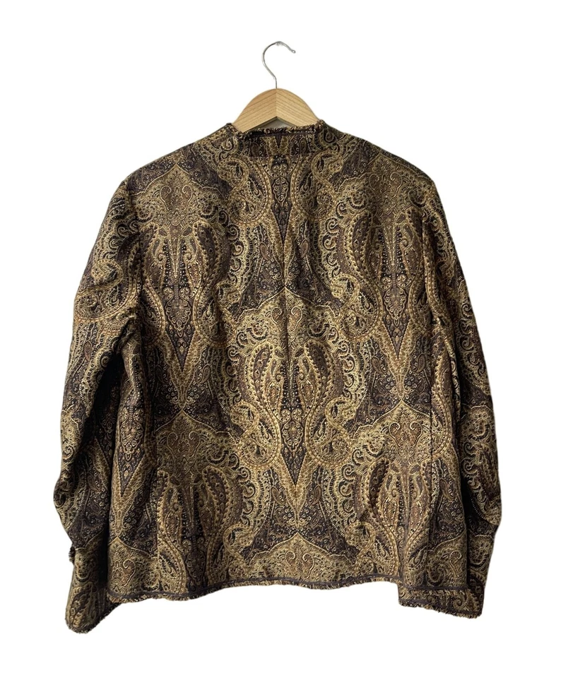 Chaqueta tapiz Jones New York para mujer 14W cachemira barroca regencia victoriana Foto 4 de 4