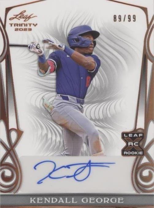 2023 Leaf Trinity - Kendall George #BA-KG1 - 1 of 1