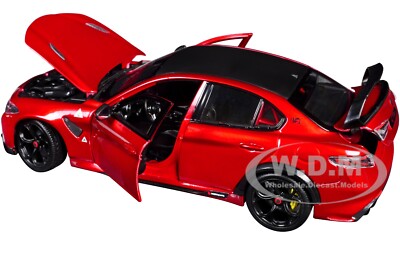 ALFA ROMEO GIULIA GTAM RED 1/18 DIECAST MODEL CAR BY BBURAGO 11049