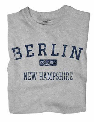 Berlin New Hampshire NH T-Shirt EST