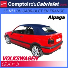 Capote Volkswagen Golf 3 cabriolet - Toile Alpaga A+ bleu