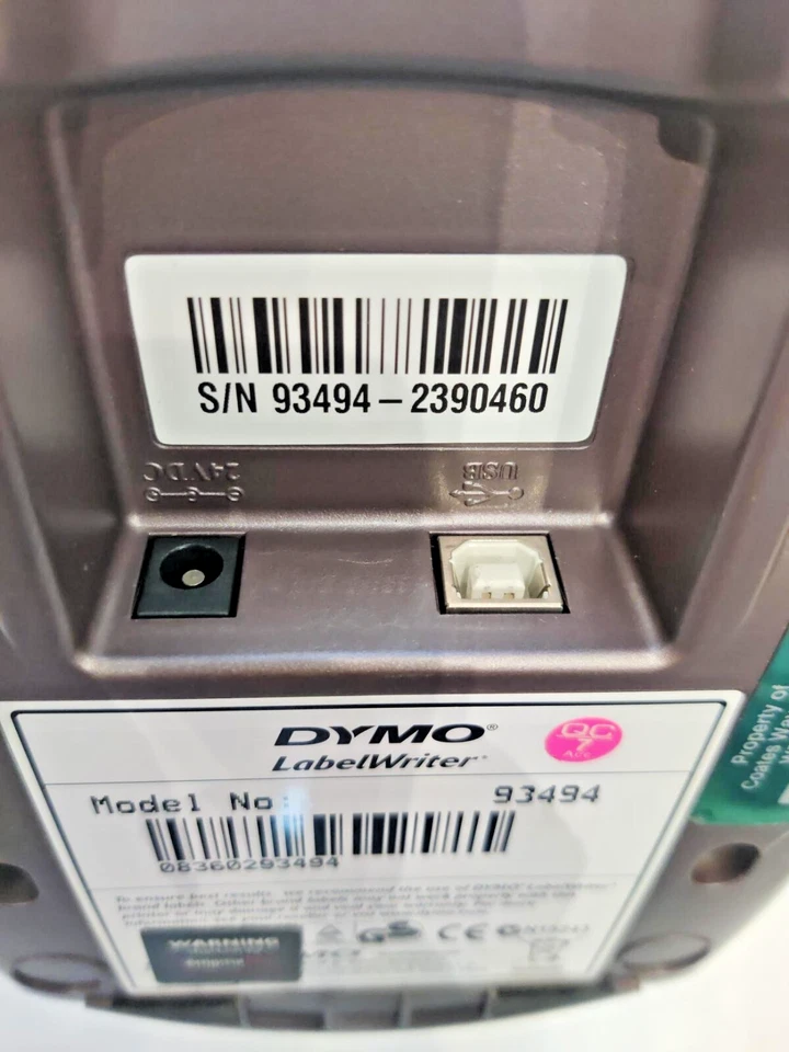 Dymo Label Writer 400 Label Thermal Printer and  label roll With PSU (07) - Image 4 of 4