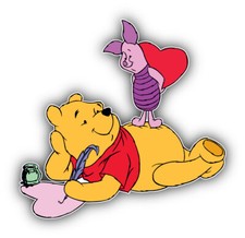 Winnie The Pooh Cartoon Sticker Bumper Decal - ''SIZES''