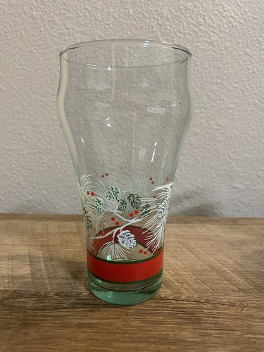 Juego De 2 Vasos De Navidad De Colección Libbey Coca Cola Piña Nieve Campanas De Acebo - Imagen 3 de 11