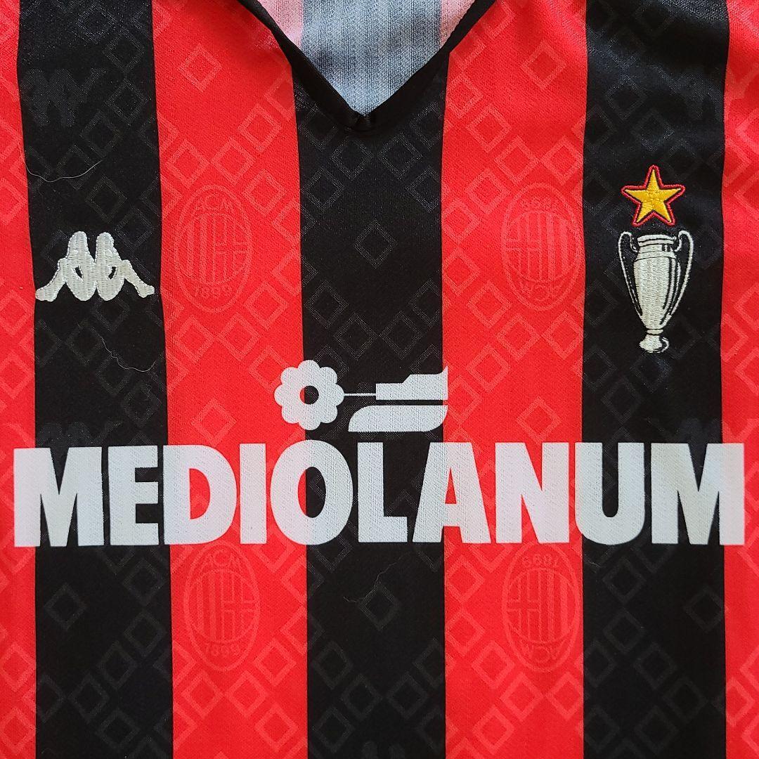 ACミラン ファンバステン　VAN BASTEN 9 レプリカシャツ VAN BASTEN #9 AC Milan 1998 1989 1990 HOME XL Football Shirt
