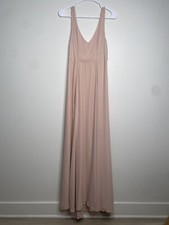 Show Me Your MuMu Jenn Maxi Dress Women’s Small Blush Pink Wedding Bridesmaid