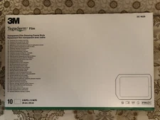 3M 1629 Tegaderm 8" x 12" Transparent Film Dressing - Package of 10 Exp 12/2027