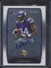CORDARRELLE PATTERSON 2013 NFL BOWMAN CHROME PRO UNI SHORT PRINT SP AUTO RC /25