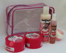 Soap & Glory BUNDLE ❤️ Body Spritz. Wash. Scrub. Butter. Bath Bomb❤️ w Boots Bag