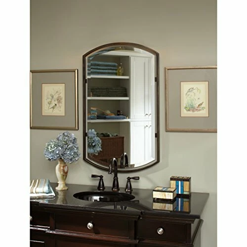 Quoizel QR1419PN Quoizel Reflections Mirror in Palladian Bronze - Picture 6 of 7