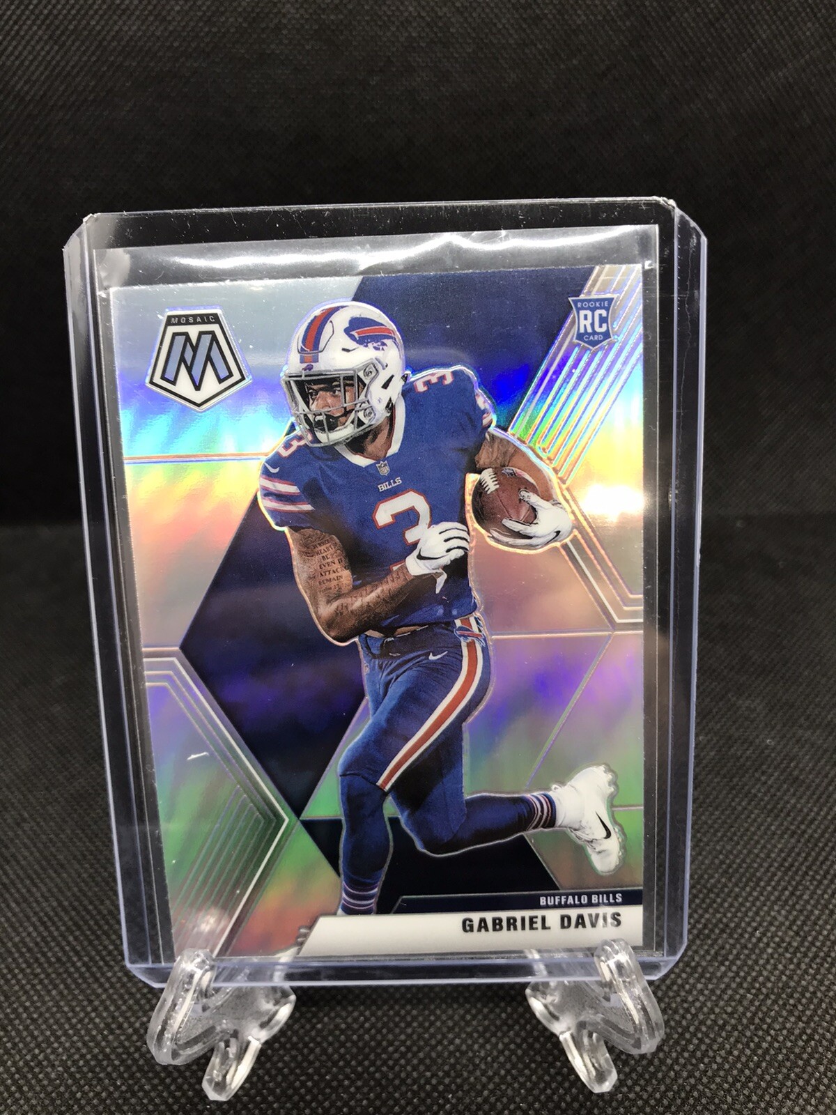 2020 Panini Mosaic Rookies Silver Prizm Gabriel Davis #239 Rookie RC