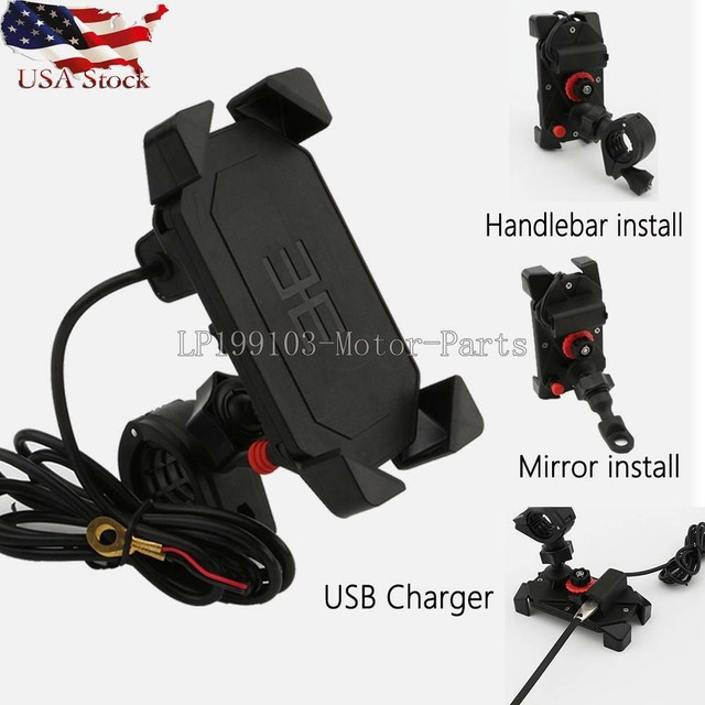 Cell Phone Holder USB Charger for HarleyDavidson Electra Glide Ultra