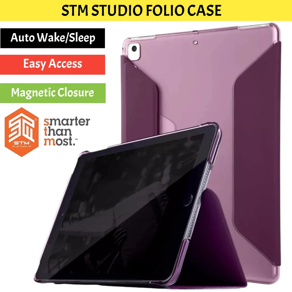 Official Genuine STM iPad Mini 5 & 4 Case (5th/4th Generation) Smart Folio Cover - Image 2 of 4