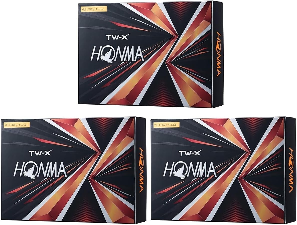 3 Dozen Set] Honma Golf Balls TW-X 2021 1 Dozen 12 Balls