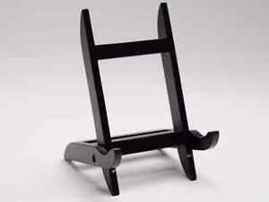 mission style wood picture frame - easel display stand ebay