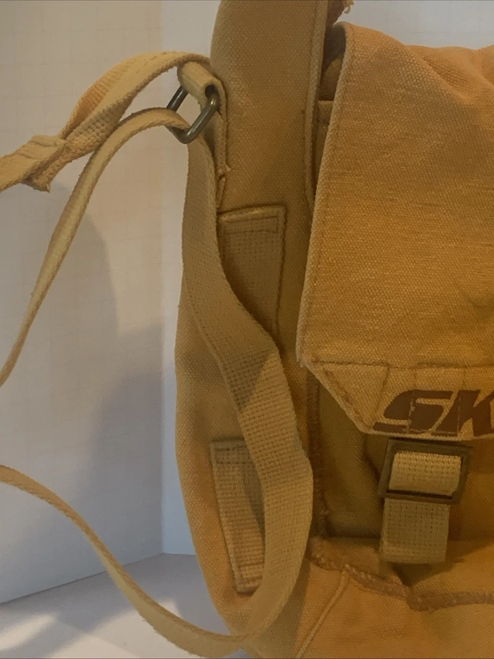 Bolso Mensajero Sketchers 1992 Lona Naranja Quemado. 12x12” Foto 2 de 4