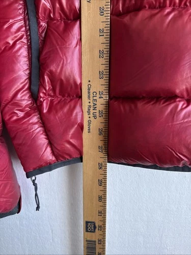 Brooks-Range Mountaineering DownTek Jacket Mens L Red 90%Goose Down Parka Puffer image 6
