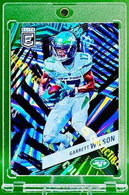 Garrett Wilson CASE HIT RAZZLE DAZZLE PRIZM SSP PANINI NEW YORK JETS MINT