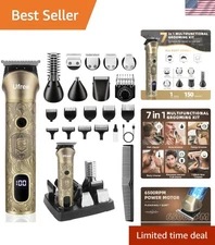 Rechargeable Electric Shaver with Precision Steel Blades - Ideal Gift for Him