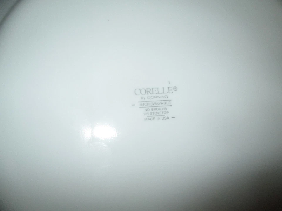 Corelle By Corning SUNSATIONS Blue Plaid Yellow Sunflowers Dinner Plates Set 4 - Image 3 of 4