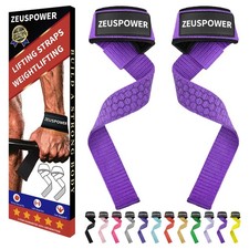Lifting Straps for Weightlifting,23 Inches,Cotton Padded,Hand Wrist Silicone ...