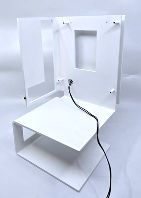 Yuel Beast Motif Monument ITX オープンフレーム Yuel Beast Designs - Motif Monument White Mini ITX PC Case Open