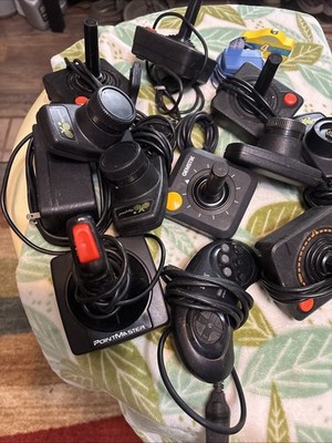 Atari 2600 Wired Joystick Untested  1Pointmaster5Gemstick2paddle For parts