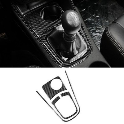 3x Kohlefaser Zentralgetriebe Schaltplatte für Renault Fluence Megane 3 RS 09-15
